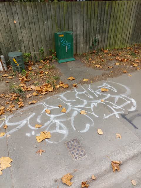 Graffiti, a report photo