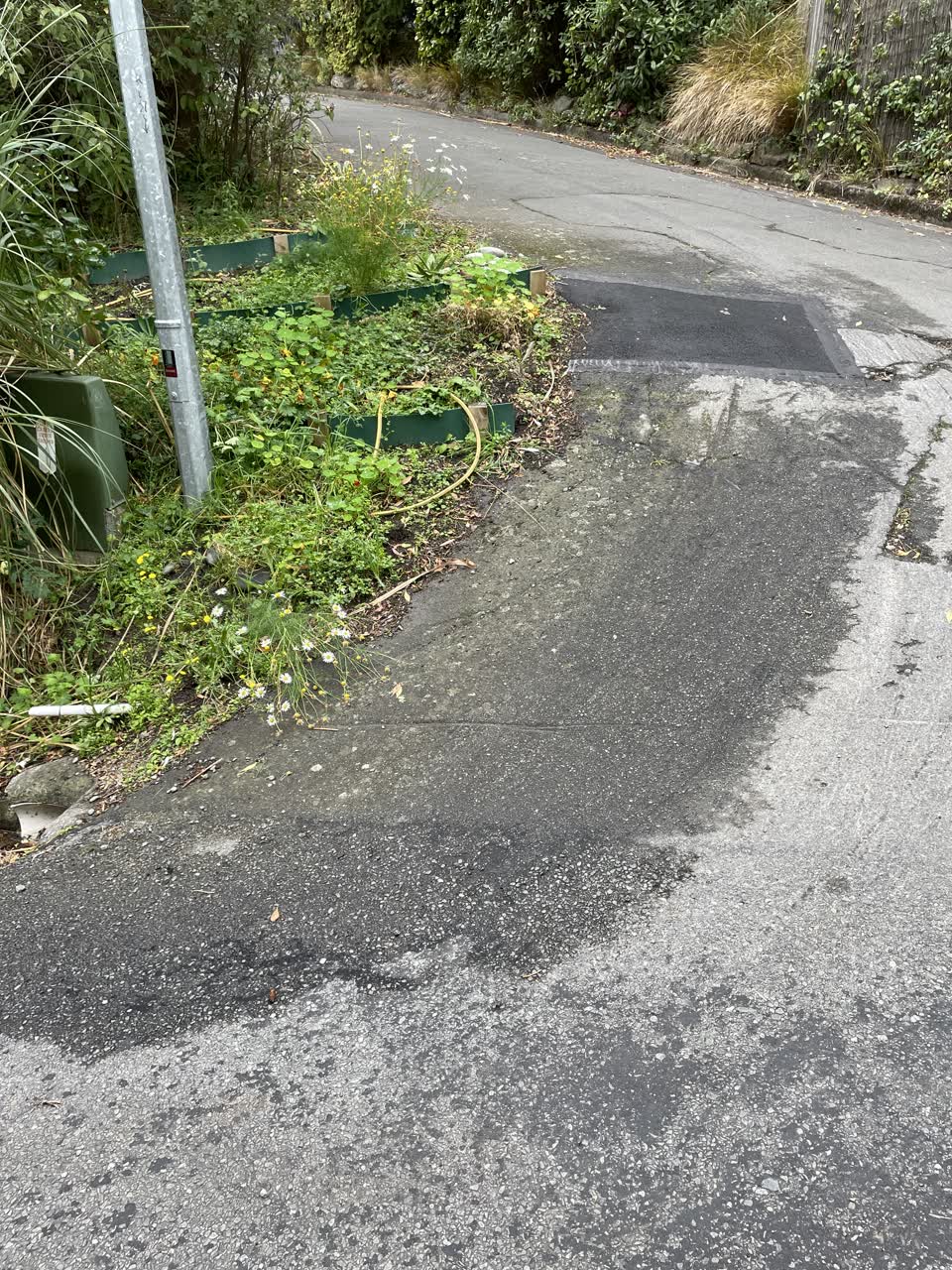 The photograph attached to this water leak report