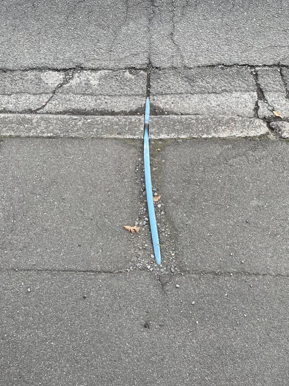 The photograph attached to this water supply report