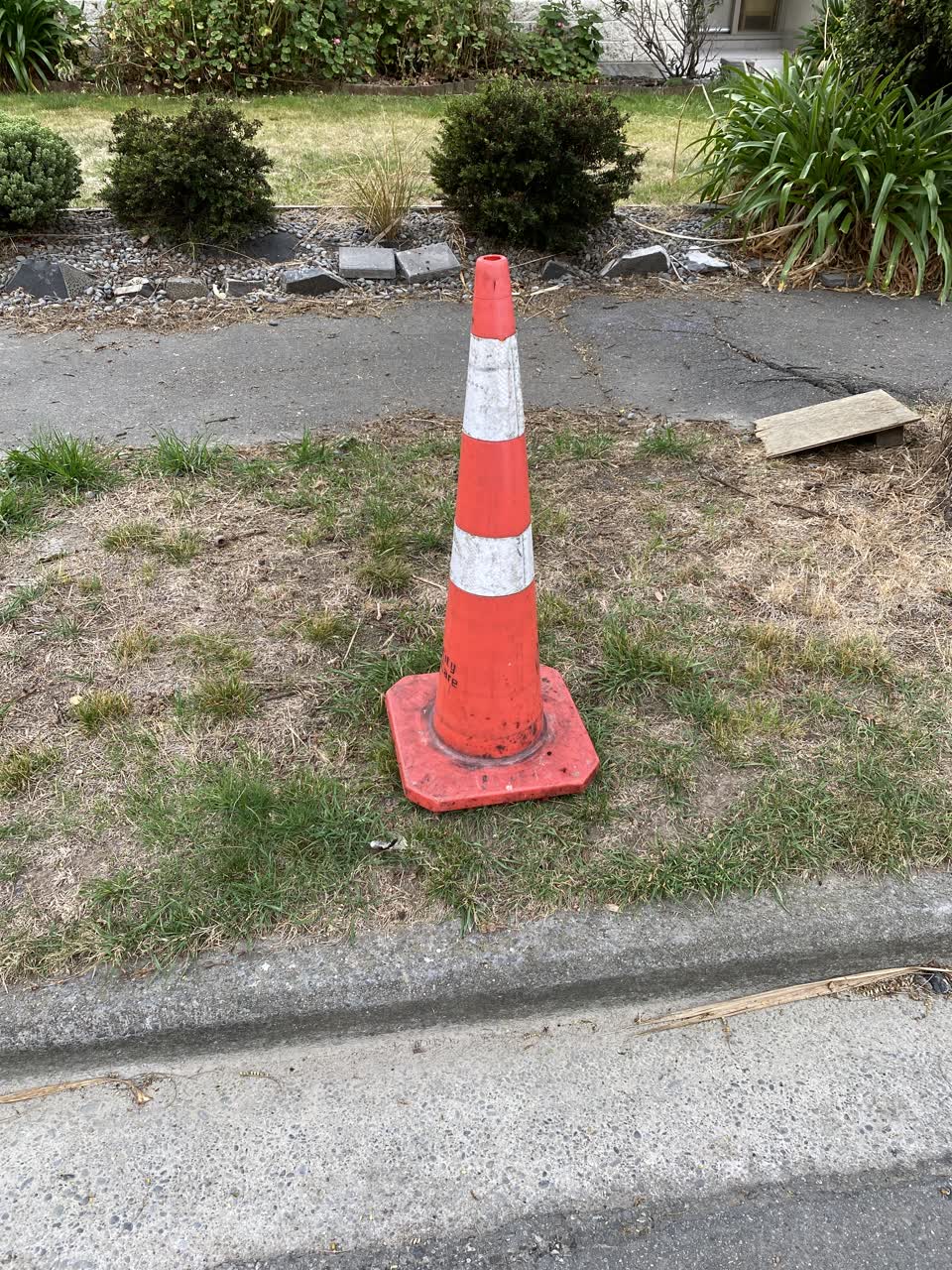 The photograph attached to this water leak report