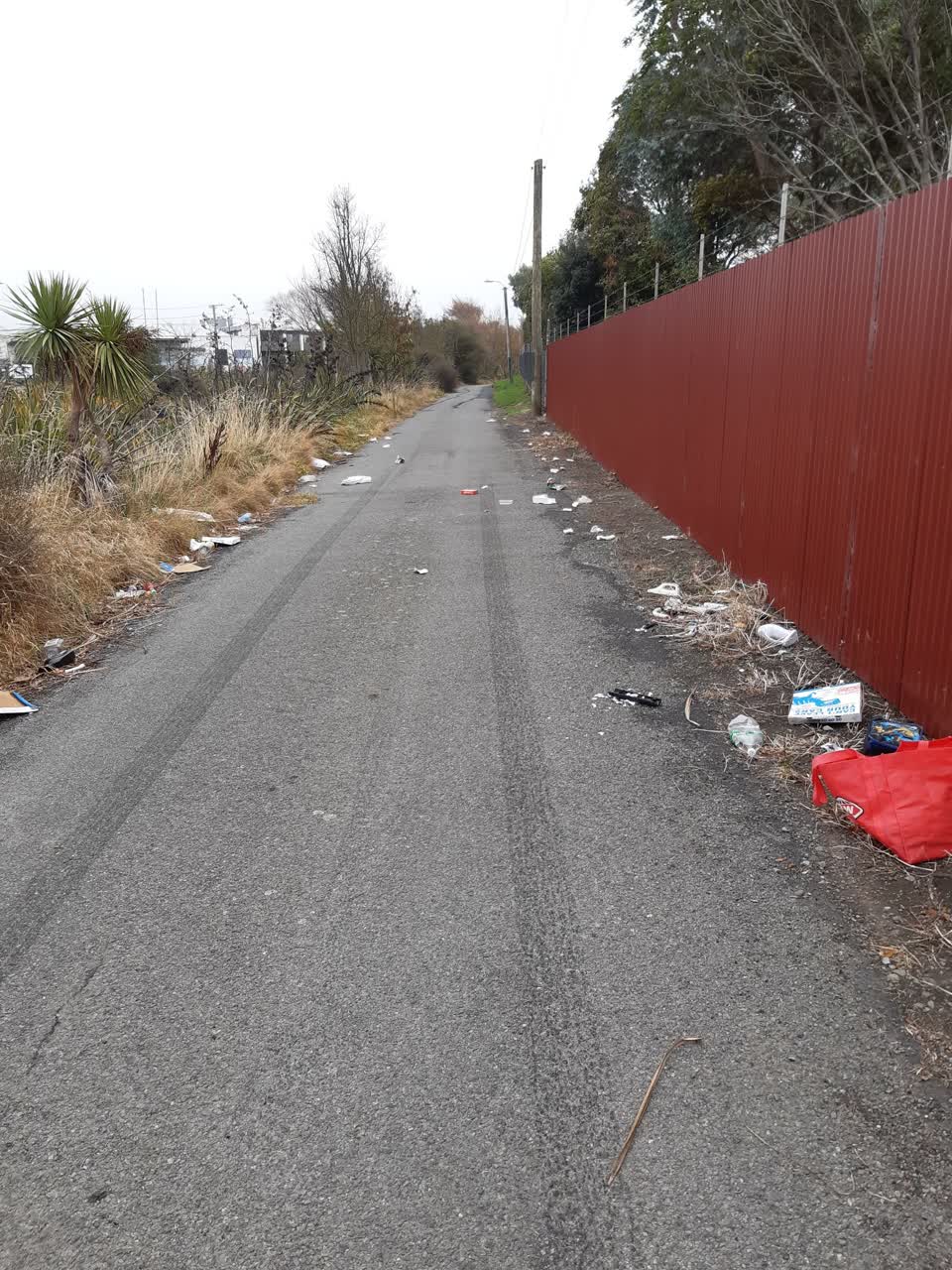 The photograph attached to this rubbish/recycling report