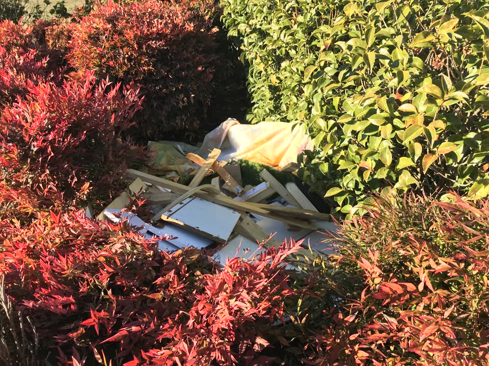 The photograph attached to this rubbish/recycling report