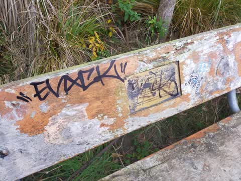 Graffiti, a report photo