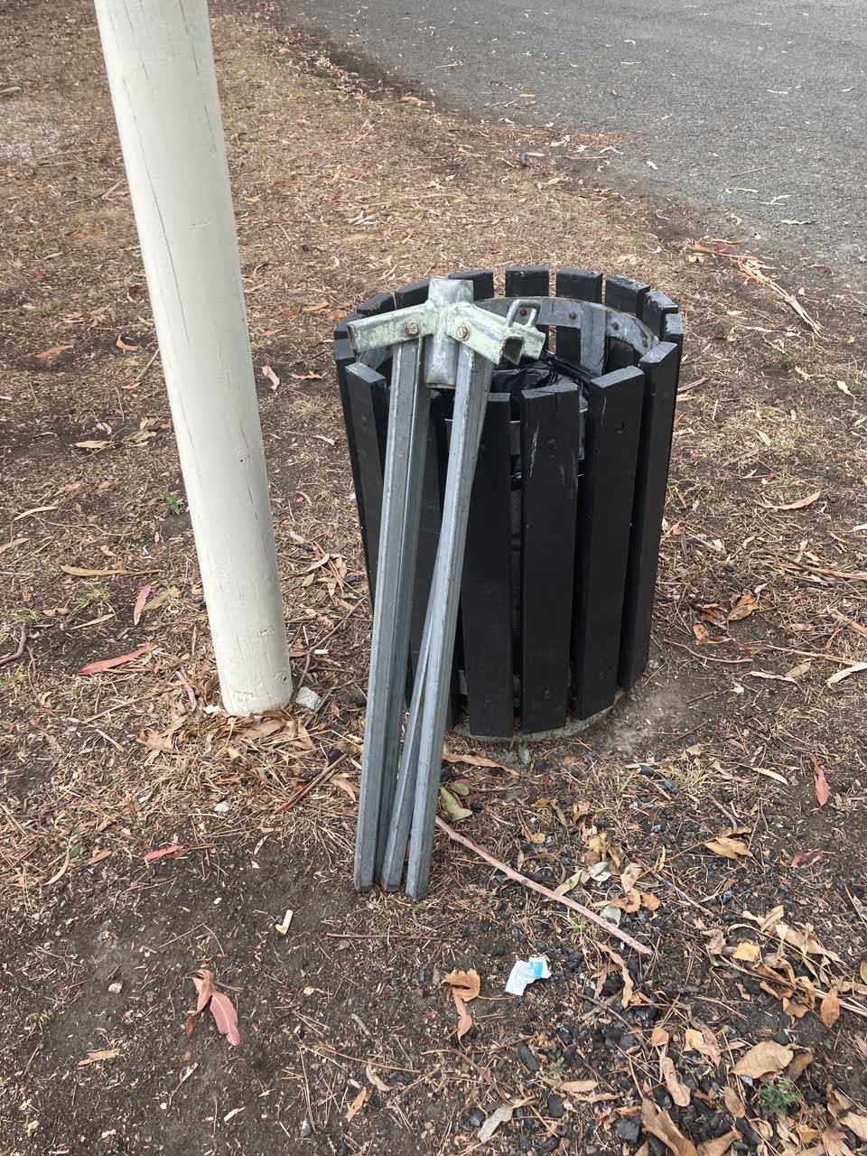 The photograph attached to this parks report
