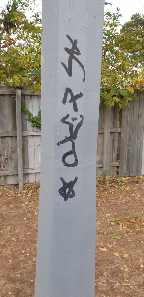 Graffiti, a report photo