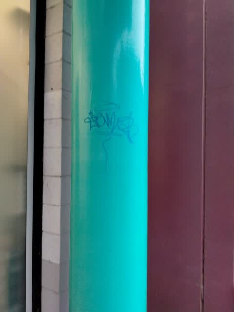 Graffiti, a report photo