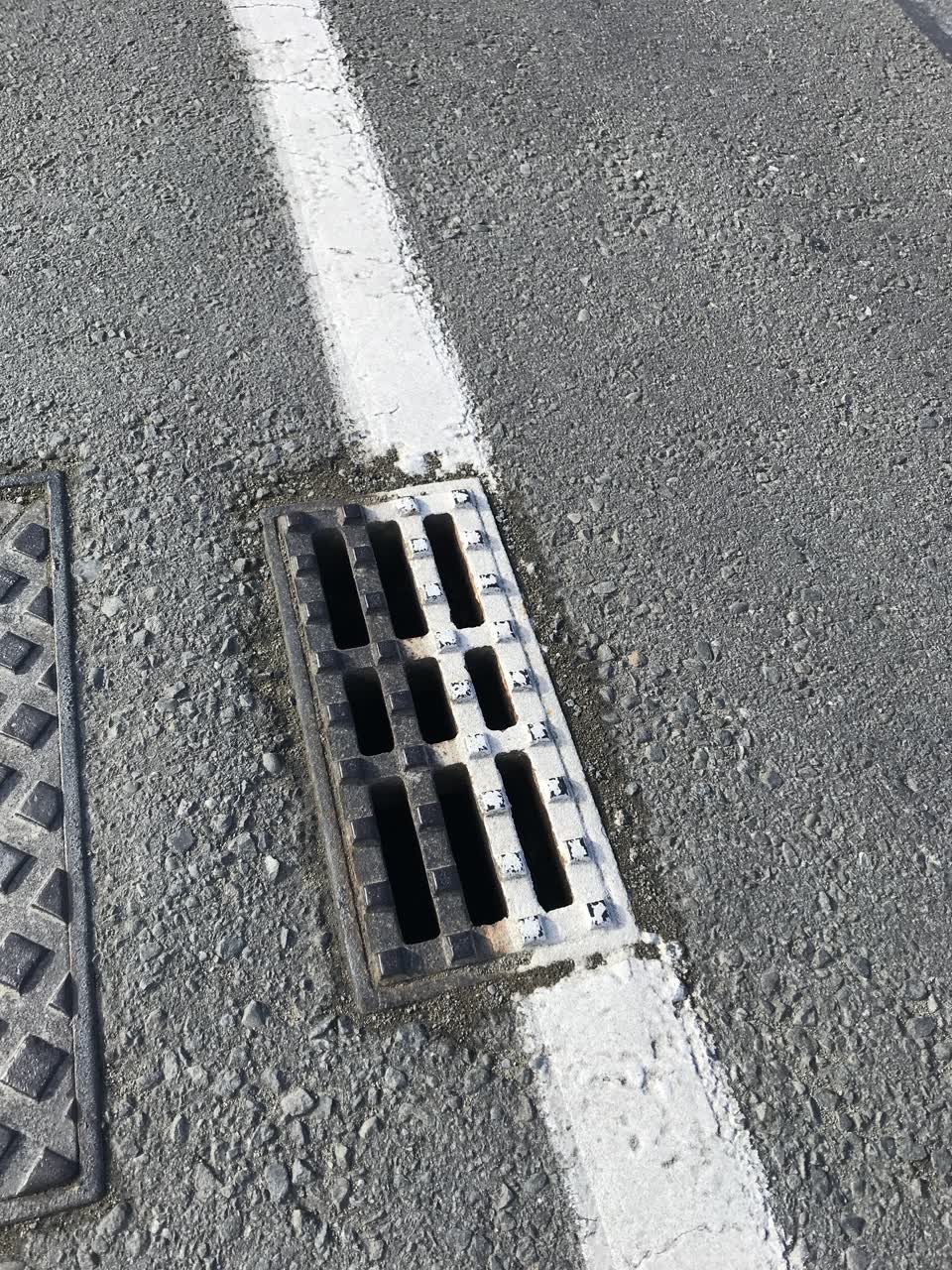 The photograph attached to this sewer odour report