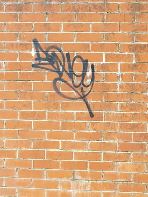 Graffiti, a report photo