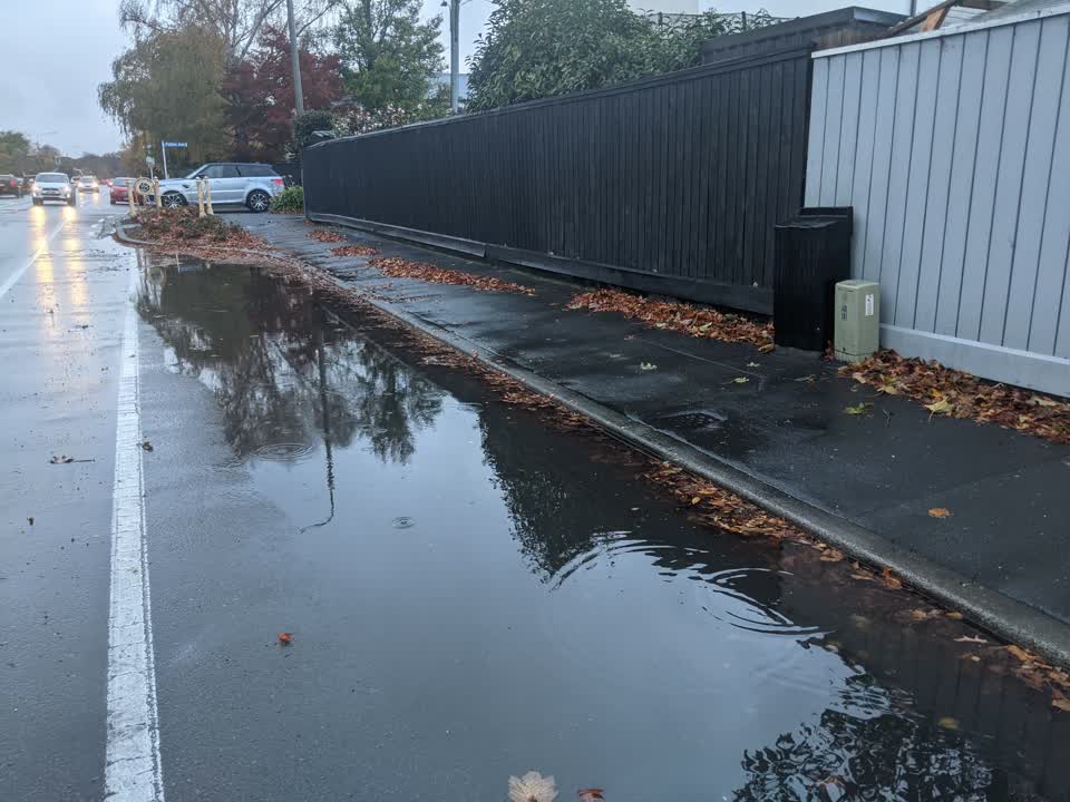 The photograph attached to this wastewater/stormwater report