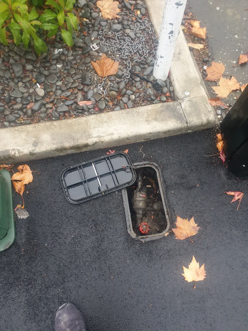 The photograph attached to this water supply report