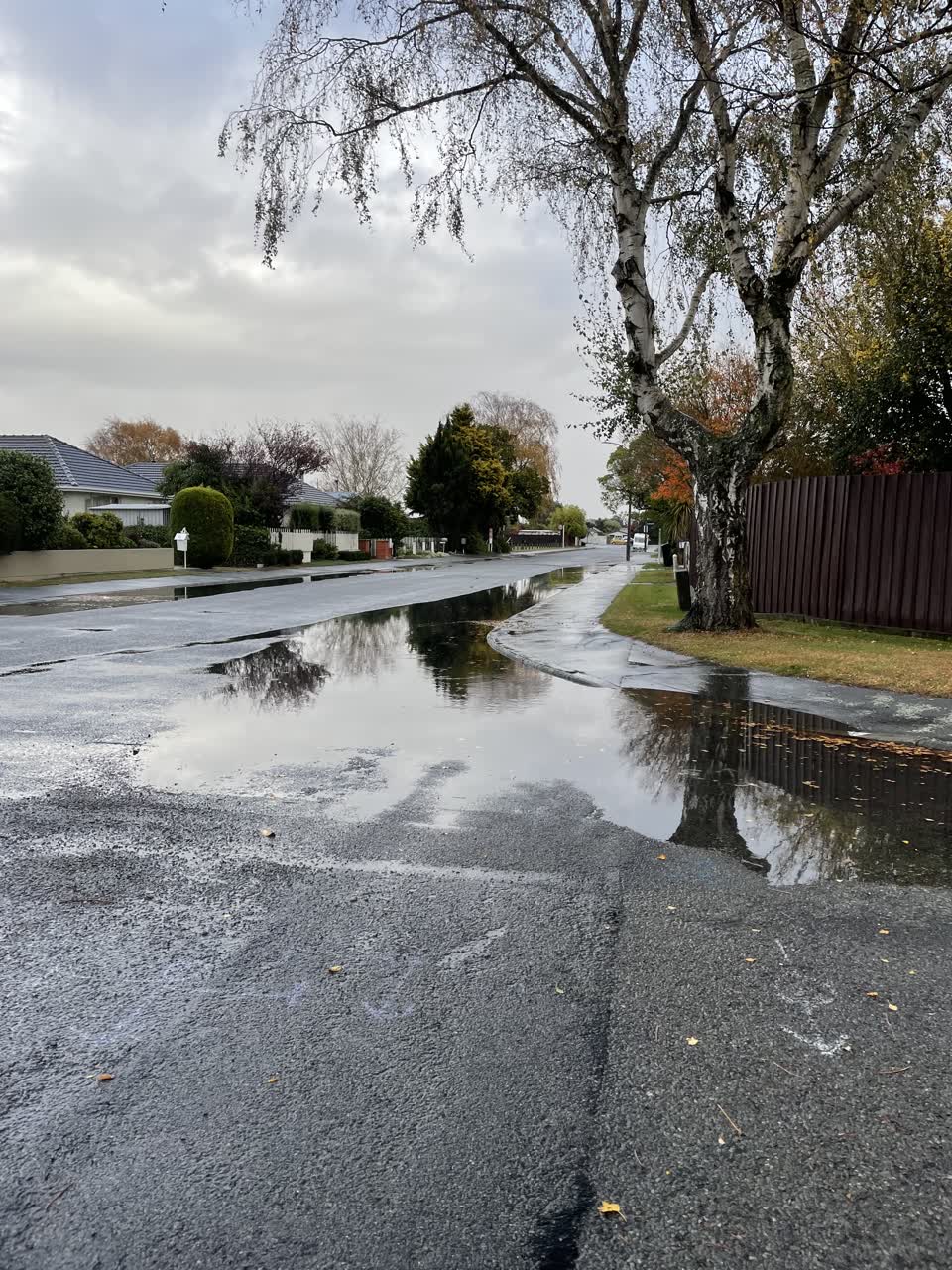 The photograph attached to this flooding report