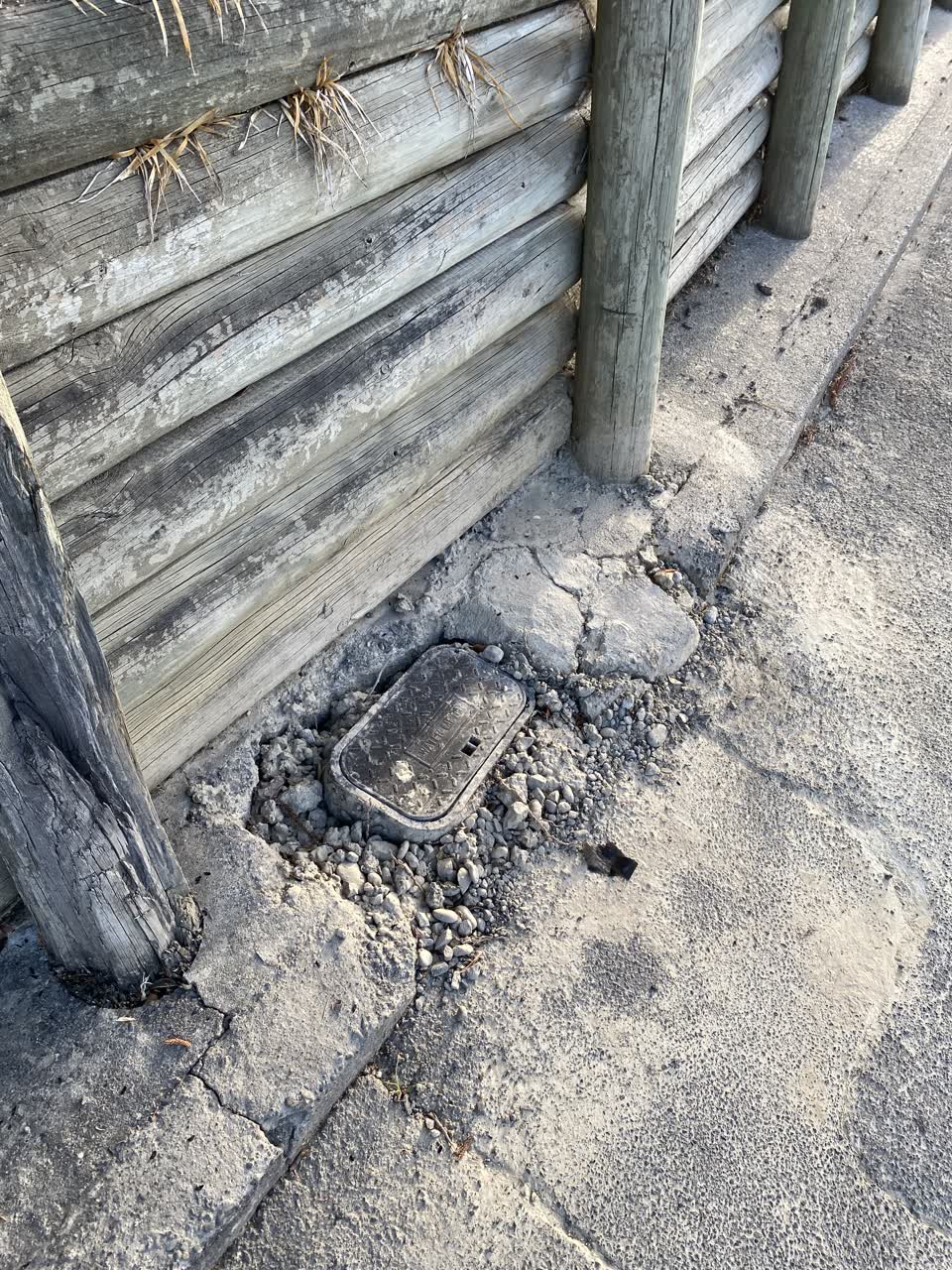 The photograph attached to this water supply report