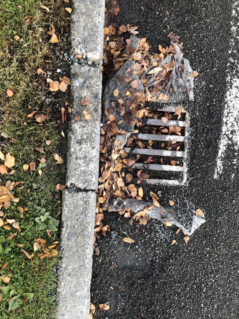 The photograph attached to this wastewater/stormwater report