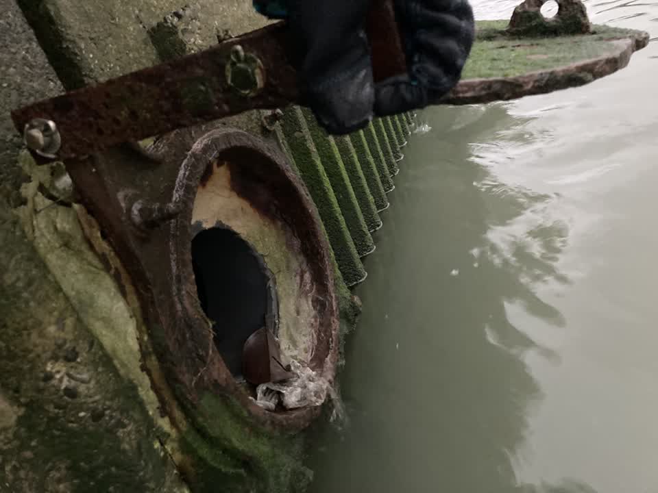 The photograph attached to this wastewater/stormwater report