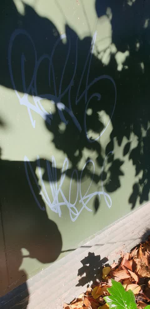 Graffiti, a report photo