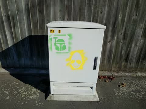 Graffiti, a report photo