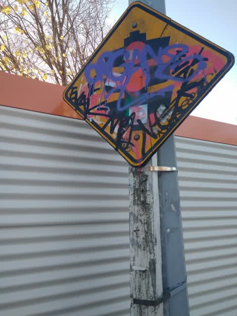 Graffiti, a report photo