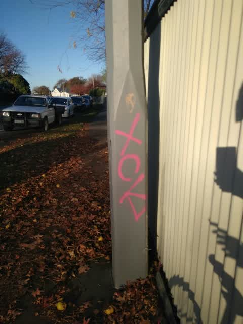 Graffiti, a report photo