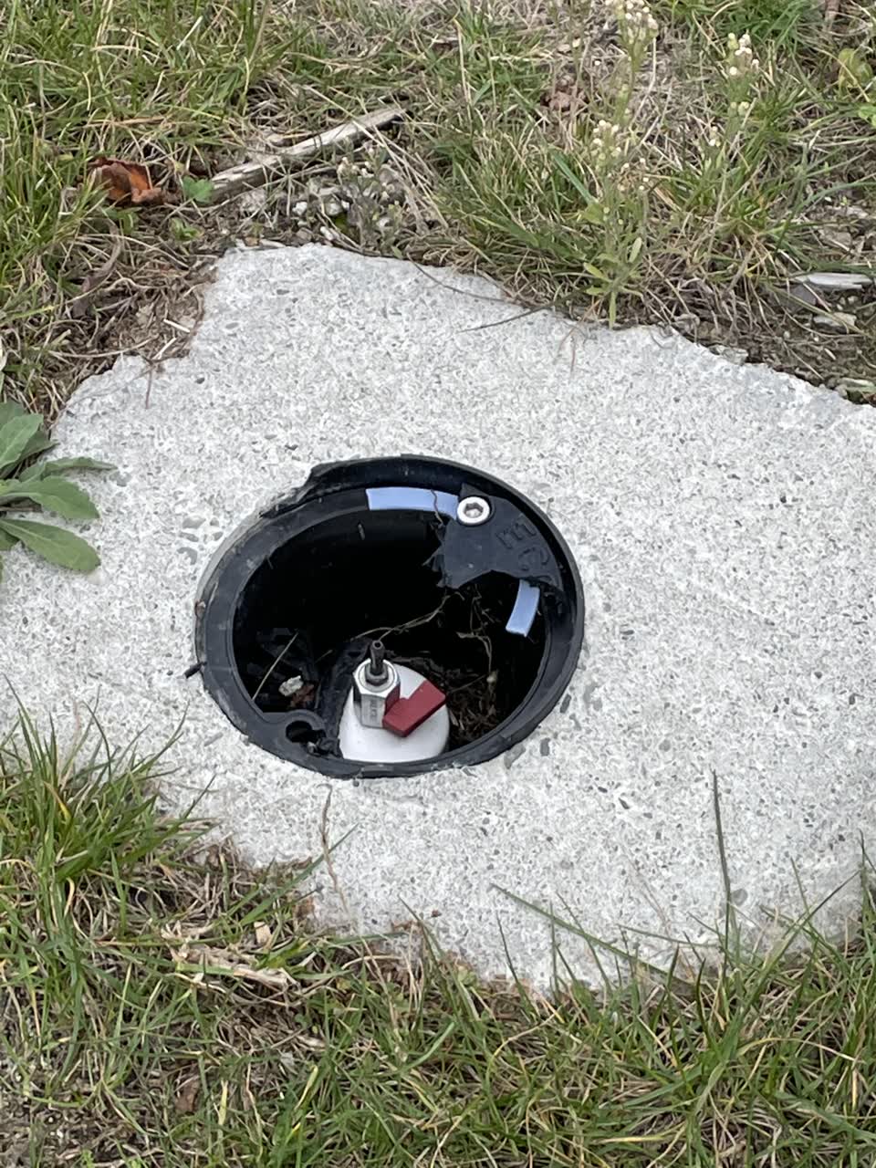 The photograph attached to this water supply report