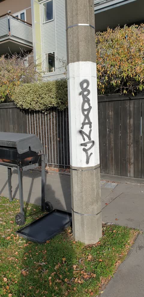 Graffiti, a report photo