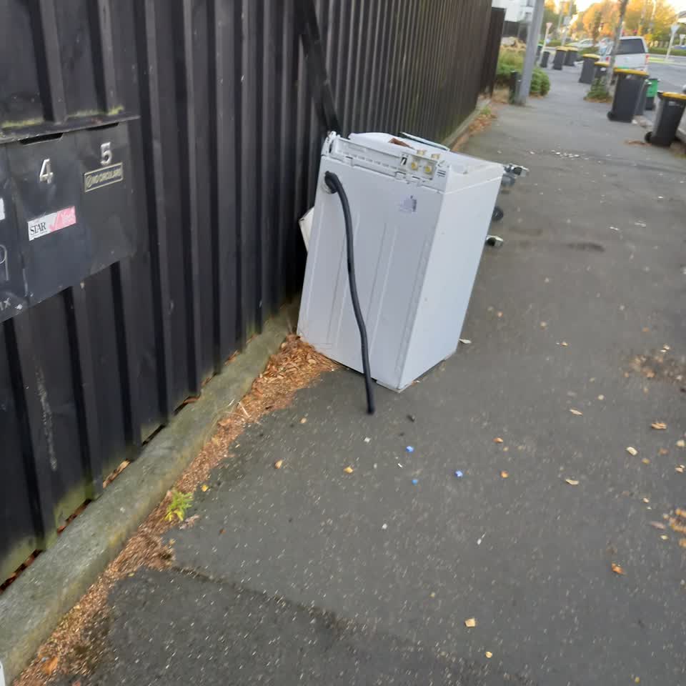 The photograph attached to this rubbish/recycling report