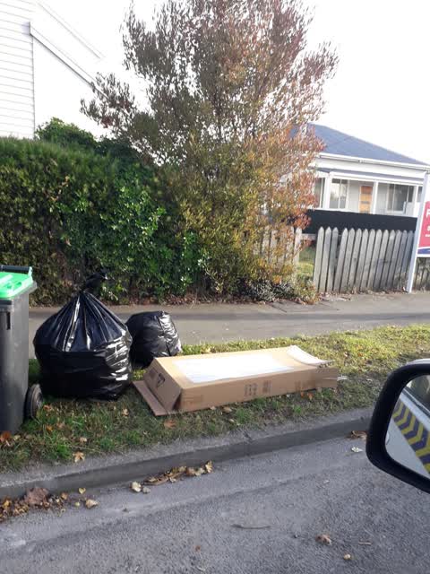 Rubbish/Recycling, a report photo