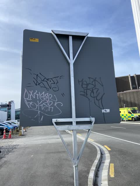 Graffiti, a report photo