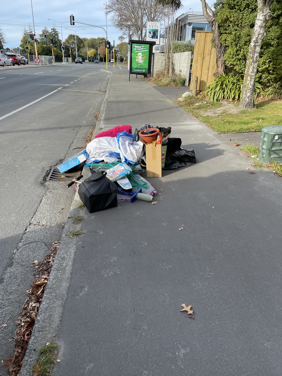 The photograph attached to this rubbish/recycling report