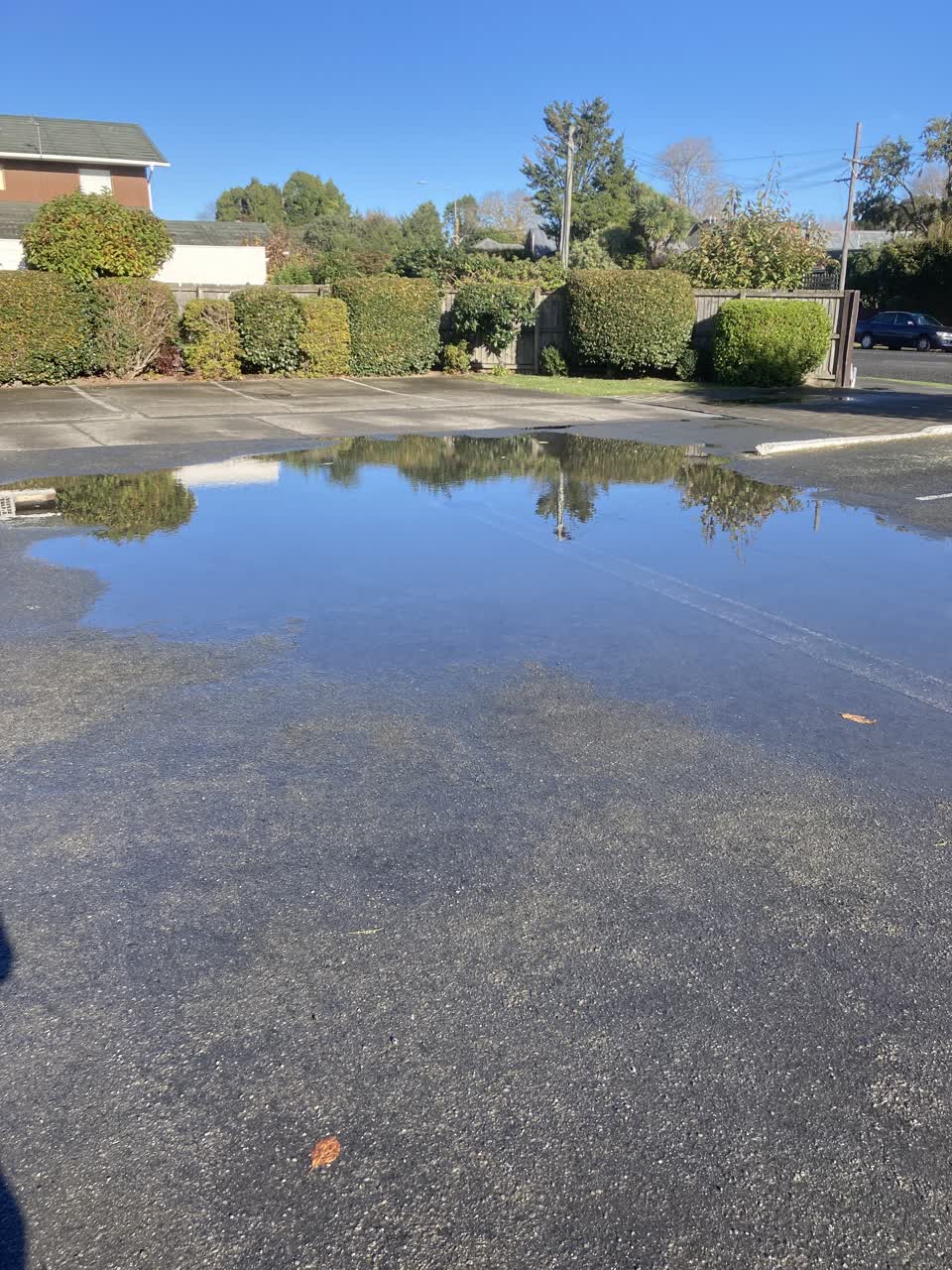 The photograph attached to this wastewater/stormwater report