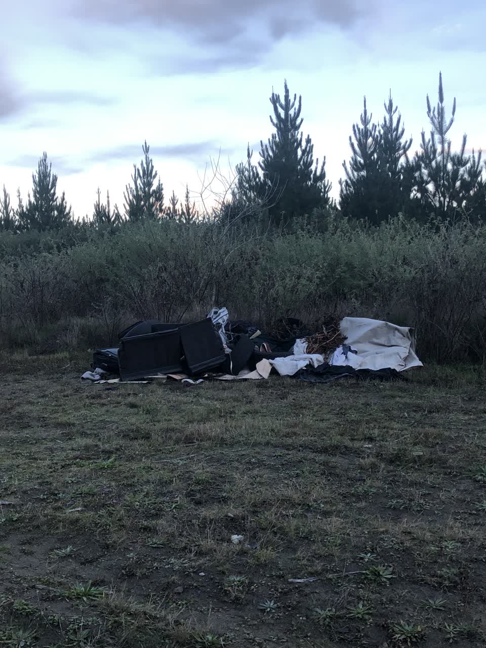 The photograph attached to this rubbish/recycling report