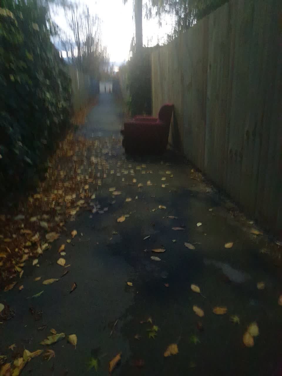 The photograph attached to this rubbish/recycling report