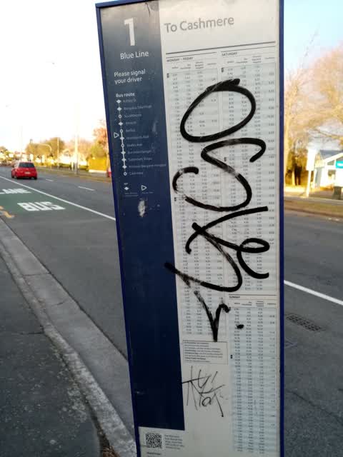 Graffiti, a report photo