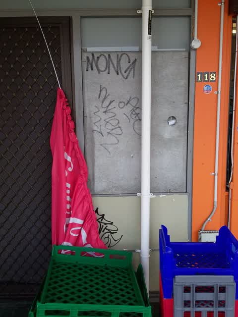 Graffiti, a report photo