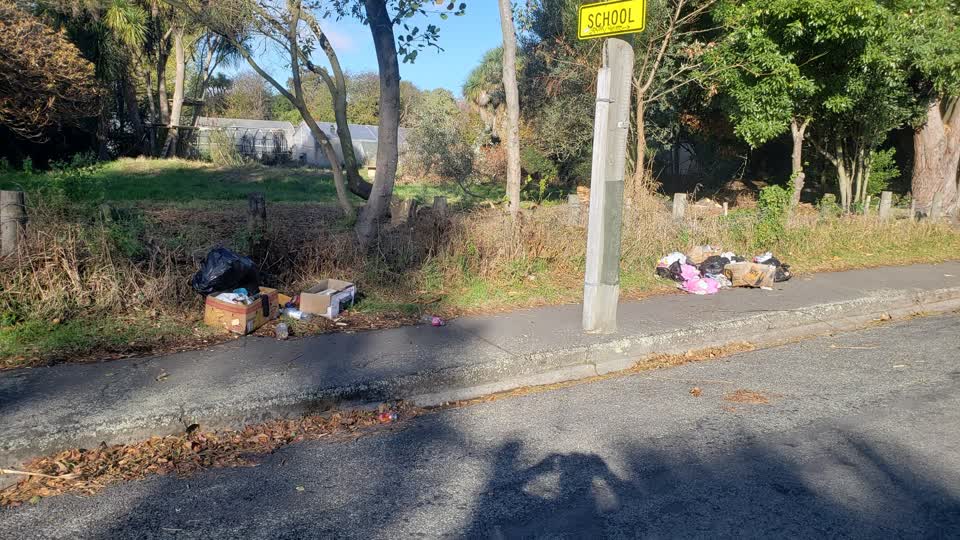 The photograph attached to this rubbish/recycling report