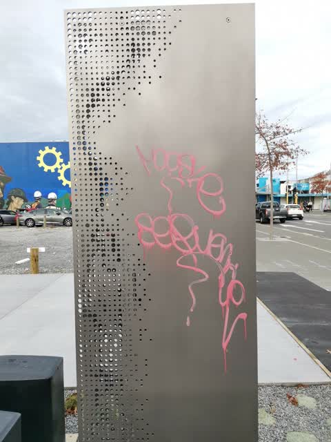 Graffiti, a report photo