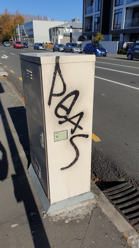 Graffiti, a report photo