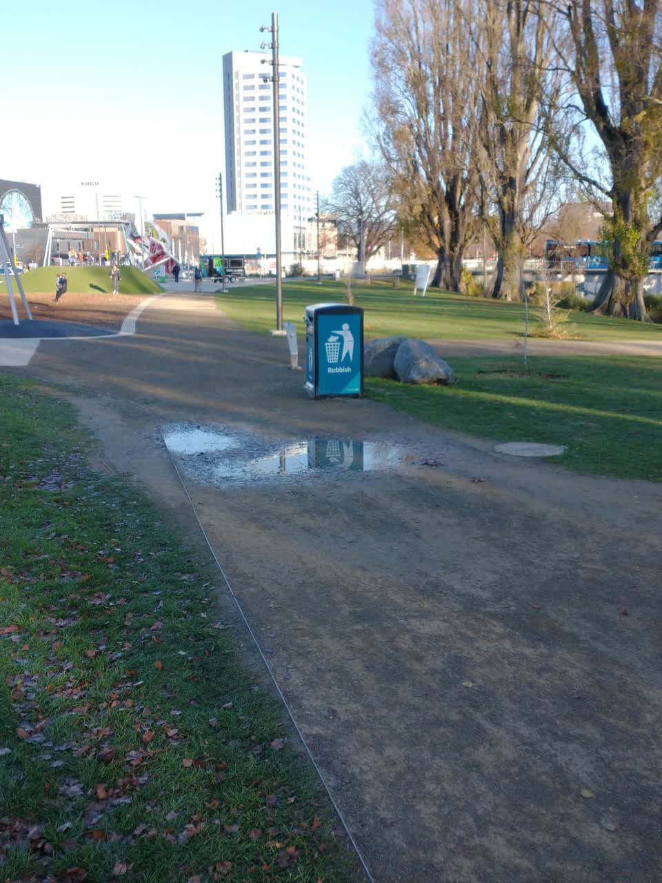 The photograph attached to this parks report