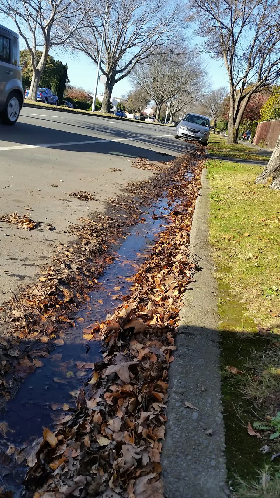 The photograph attached to this wastewater/stormwater report