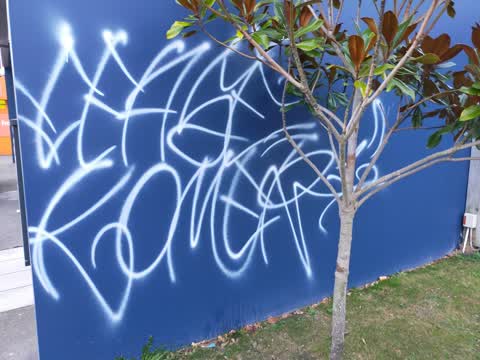 Graffiti, a report photo