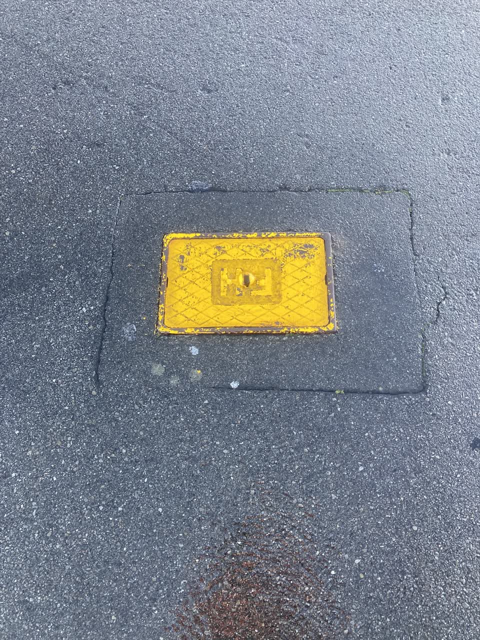 The photograph attached to this water leak report