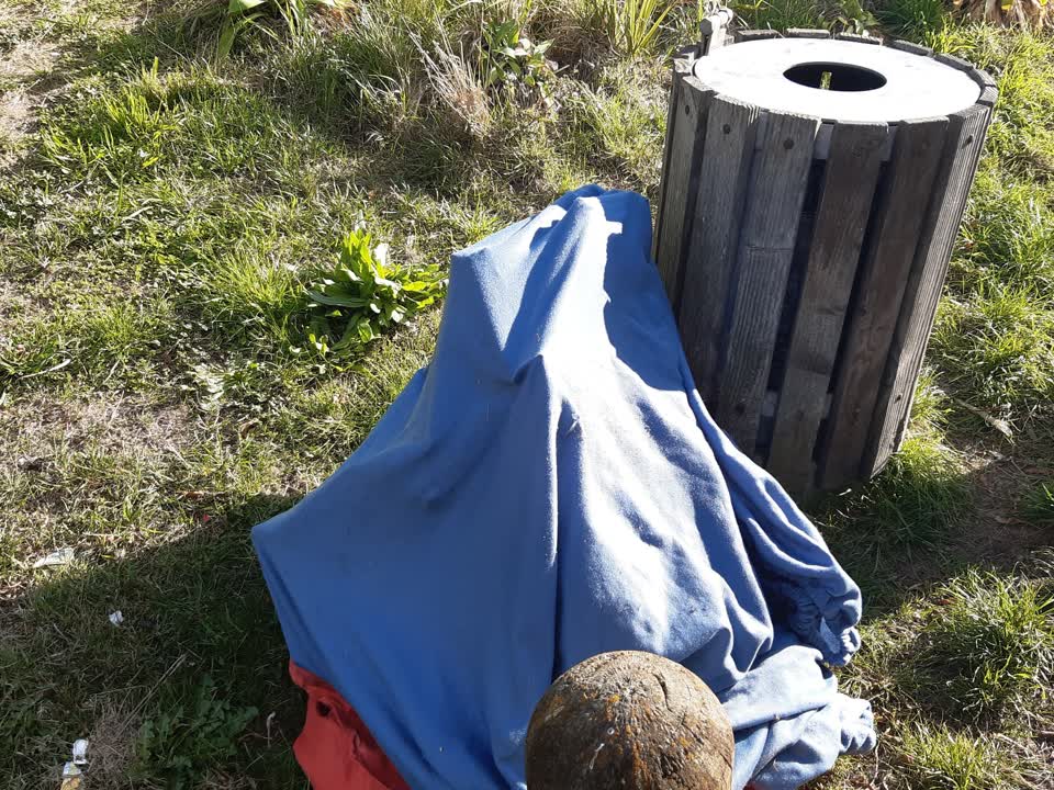 The photograph attached to this rubbish/recycling report