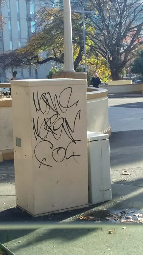 Graffiti, a report photo