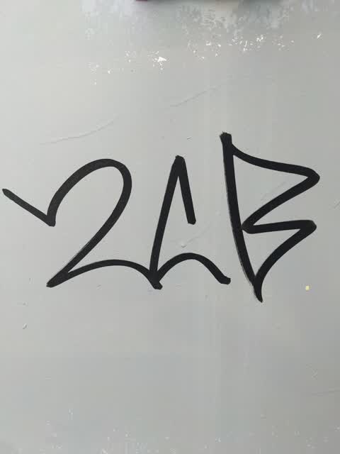 Graffiti, a report photo