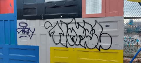 Graffiti, a report photo