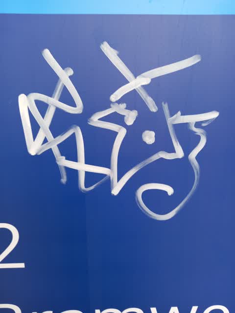 Graffiti, a report photo