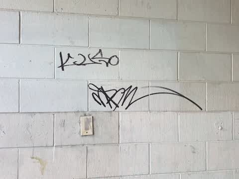 Graffiti, a report photo