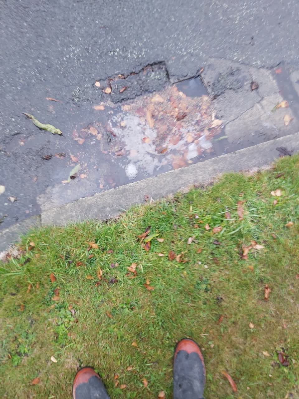 The photograph attached to this wastewater/stormwater report