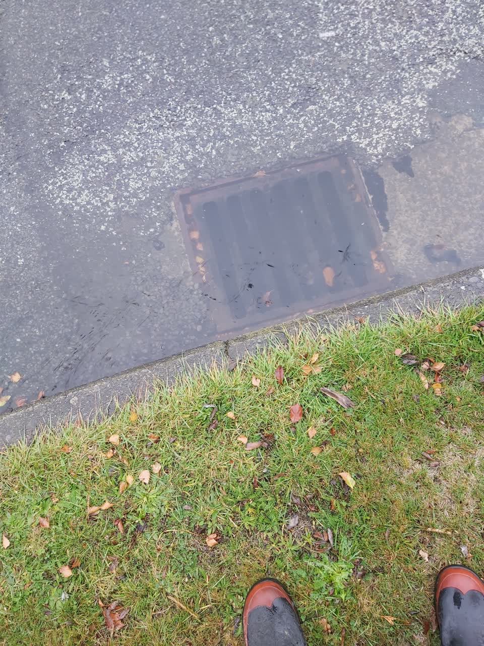 The photograph attached to this wastewater/stormwater report