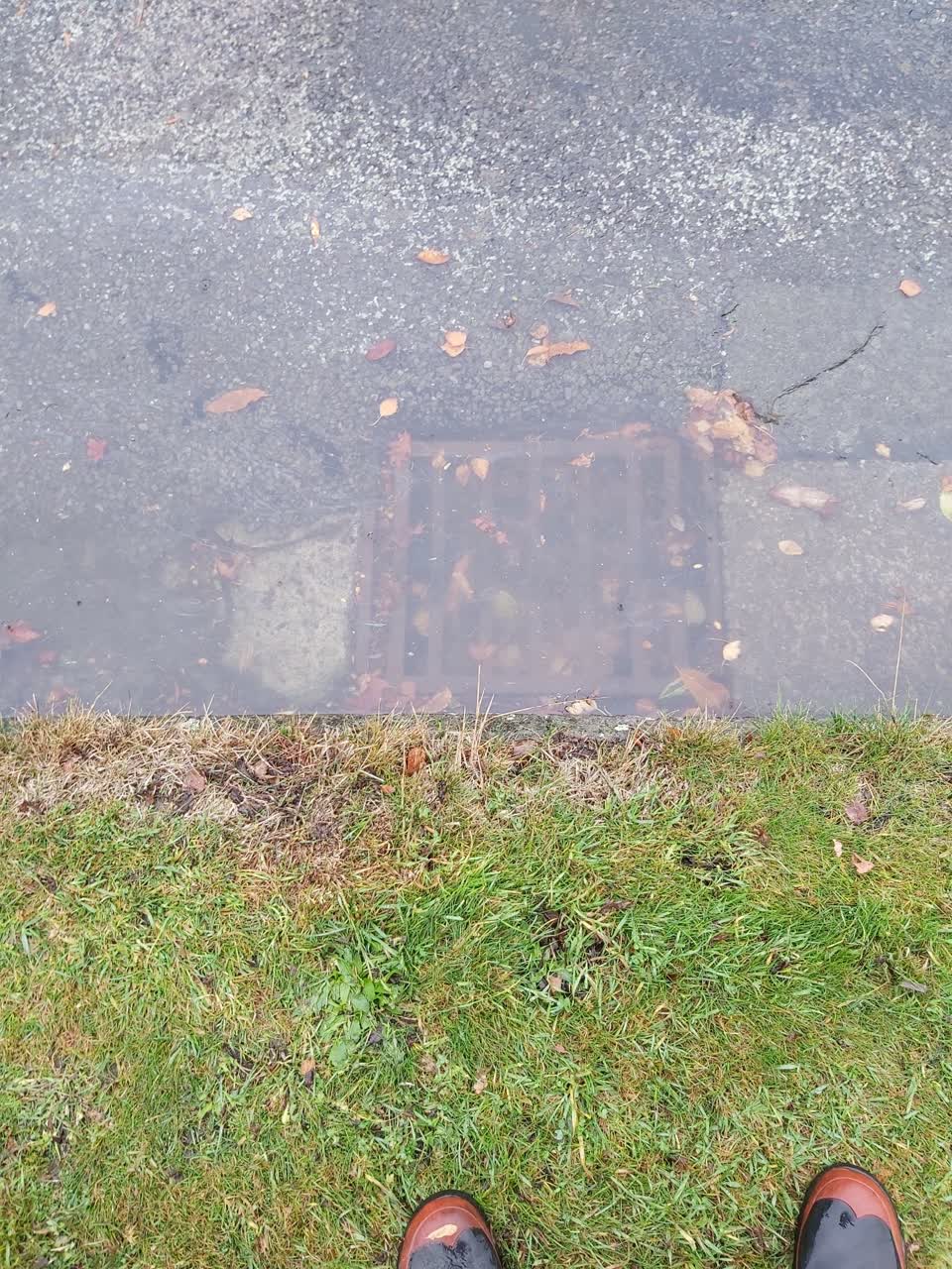 The photograph attached to this wastewater/stormwater report