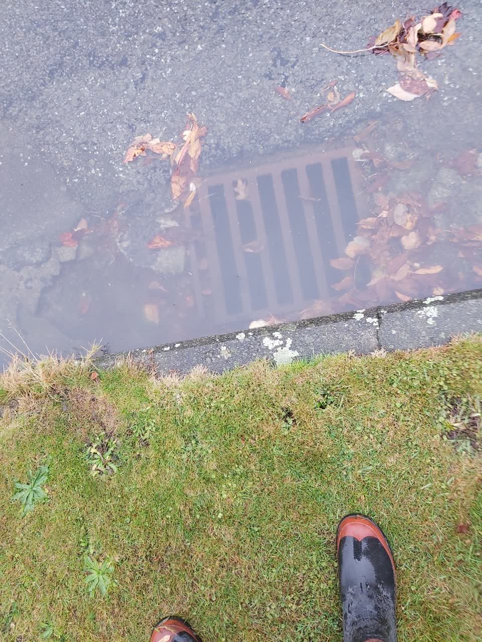 The photograph attached to this wastewater/stormwater report